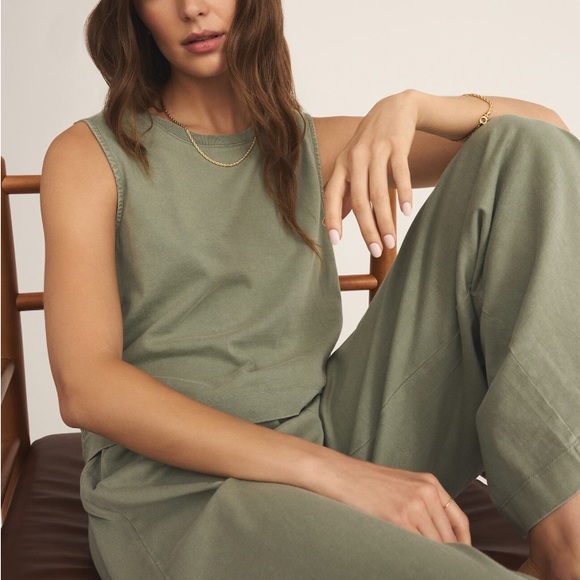 Z Supply Sage Green Tank Top - Picture 3 of 3